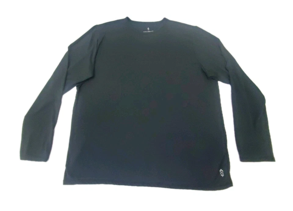 Camisa Free Country Para Hombre Talla 2XL Negra Manga Larga Capa Elástica Prendas Deportivas Prenda para el torso Foto 1 de 4