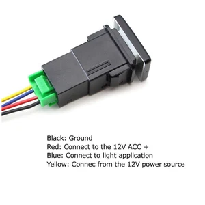 New 2018 23*43*60mm Switch Push Button Vehicle Wire For Honda Civic Accord CRV - Picture 1 of 12