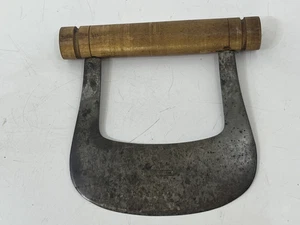 Antique Universal LF&C Food Chopper Mezzaluna Herb Knife – 6.5" Blade - Picture 1 of 3
