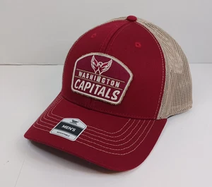 NHL Washington Capitals Fan Favorite Adjustable Snapback Trucker Patch Hat - NEW - Picture 1 of 10