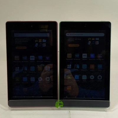 2 WiFi Solo Amazon Kindle Fire 7 9ª Generación 16 GB - Borgoña y Verde M8S26G Foto 1 de 4