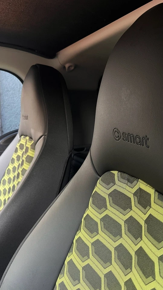 CAR SEAT COVERS (2 pcs) | Made for SMART | Fractus design Foto 1 de 4
