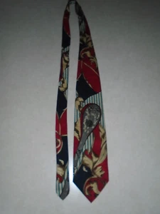 Mens Silk Tie Guitar Mandolin Banjo Ukulele Fans Folk Music Band Odyssey Brand - Picture 1 of 8