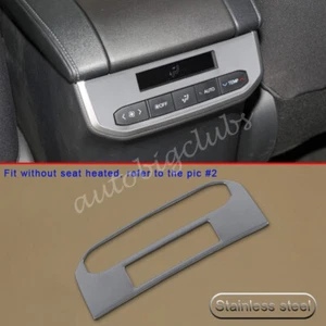 For Toyota Highlander 2020-2023 Stainless Steel Second Row AC Switch Cover Trims - Picture 1 of 5