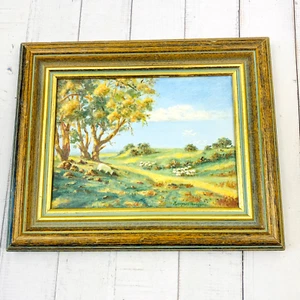 Margaret Thompson Oil Painting Mount Alexander Framed Australian Landscape Art - Picture 1 of 10