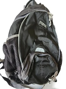 Bolso Jansport acolchado trasero/correas gris/rosa claro. Mediano - Imagen 1 de 21