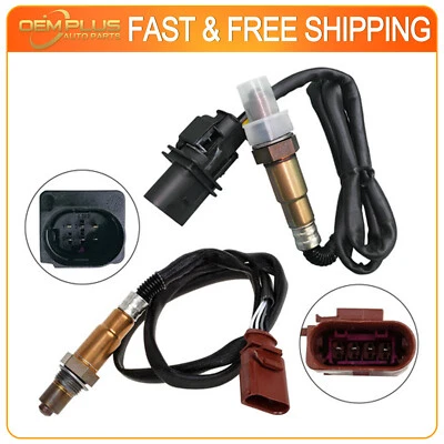 2x Sensor de oxígeno aguas arriba+aguas abajo para Audi A4 Quattro 2005 2006 2007 2008 2009 2,0 L Foto 1 de 4