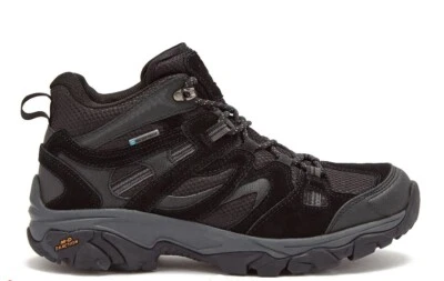 Hi-Tec Мужская Ravus средний водонепроницаемый легкий замши кожаные туристические ботинки черный - Изображение 1 из 3