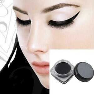 Black Waterproof Eyeliner Stamp Gel Cream with Brush Makeup Liner Hot！！！ K5C ZD
