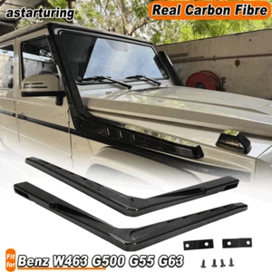 For Benz G Wagon W463 G500 G550 G55 G63 G65 04UP Air Intake Snorkels REAL CARBON - Picture 1 of 14