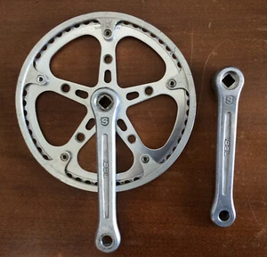 165mm Sugino Idol Square Taper Crankset 110 - Picture 1 of 9