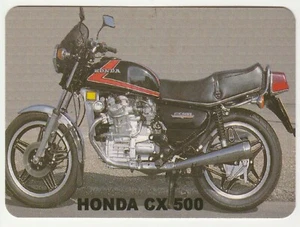 2007 spanische Werbung Taschenkalender Honda CX 500 Motorrad Motorrad Fahrrad - Bild 1 von 2