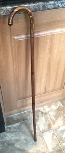 ANTIQUE GENTLEMANS CANE 1930’s BAMBOO - Picture 1 of 15