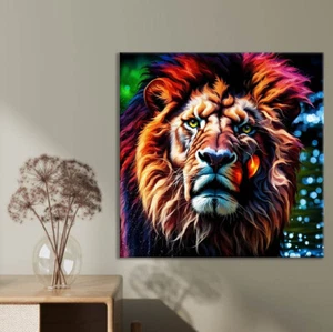 Stunning Lion Art Limited Edition High Quality Home Decor Australian Made - Picture 1 of 3