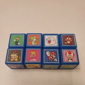 Super Mario Match The Crazy Cube Game 8 Replacement Cube Pieces  - Picture 1 of 2