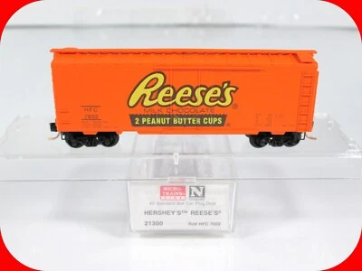 N Scale Hershey's ***REESE'S*** Peanut Butter Cups Box Car -- MICRO TRAINS 21300 - Image 1 of 4