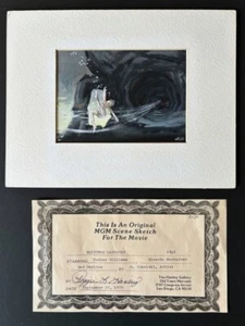 Neptune's Daughter MGM Original Scene Sketch Signed Dukelski *Hollywood Posters - Picture 1 of 2
