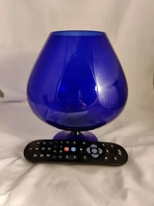 Huge Oversized Cobalt Blue Brandy Glass 22cm Tall - Picture 1 of 9