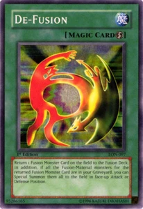 Yugioh LON-097 De-Fusion Super Rare 1st ED NM VERY HARD TO FIND + BONUS!!! - Picture 1 of 1
