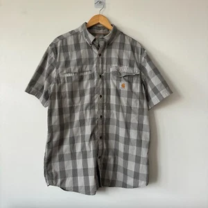 Carhartt Hemd Herren L Rugged Flex Rigby Plaid Print Arbeitshemd Force Workwear - Bild 1 von 7
