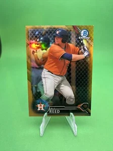 2016 Bowman #BCP92 A.J. Reed Chrome Prospects Gold #/50 - Picture 1 of 2