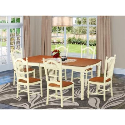 7  Pc  dinette  Table  set  for  6-dinette  Table  and  6  Kitchen  Chairs - Image 1 of 4