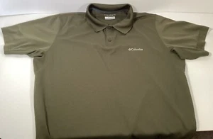Columbia Polo Shirt Omni Shade Sun Protection Outdoors Men's Size XL Preowned - Picture 1 of 6
