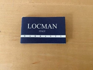 Watch Warranty LOCMAN - Not Sealed - Picture 1 of 2