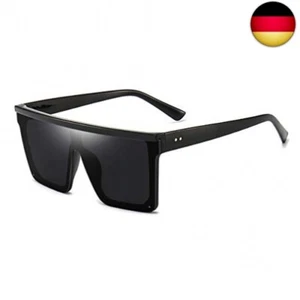 Dollger Vintage Sonnenbrille Übergroße Quadratische Sonnenbrille für Damen He