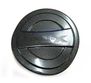 BLACK CARBON OIL FUEL CAP COVER TRIM FOR ISUZU MU-X MUX SUV 2014 2015 2016 2019 - Picture 1 of 5