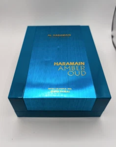 Box Damage Al Haramain Unisex Amber Oud Aqua Dubai 2.5 oz Extrait de Parfum Spra - Picture 1 of 4