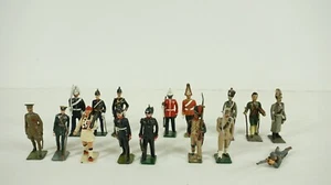 Britains Tunstill Johillco Vintage Metal Soldiers From Around The World 16x B46 - Picture 1 of 11