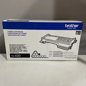 Cartouche de toner Brother TN-420 TN420 originale scellée en usine d'origine OEM - Photo 1/5