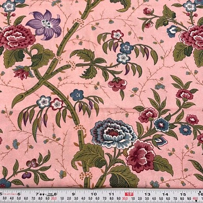 Memory Gardens by Free Spirit Floral Cotton Fabric HALF YARD Remnant 18" x 44" - Image 1 of 2