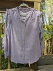 Old Navy Button Down Shirt Blouse Size Large