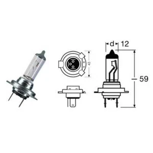 Lamp H7 12V-55W / Px26D Honda Dn-01 2008-2012 404200645#44 - Picture 1 of 2