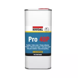 Soudal Holzleim Pro 40P PU-Leim wasserfest Polyurethanleim D4 5kg - Afbeelding 1 van 1
