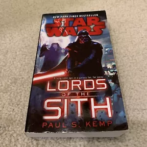 Libro de novela de bolsillo Star Wars Lords of the Sith Paul S. Kemp Del Rey - Imagen 1 de 12