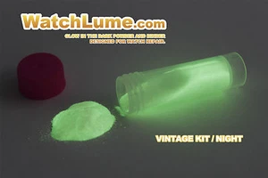 RELOJ DE COLECCIÓN LUME KIT PASTA LUMINOSA BRILLO EN LA OSCURIDAD HAZLO TÚ MISMO LUZ PARA LAS MANECILLAS DEL RELOJ - Imagen 1 de 2