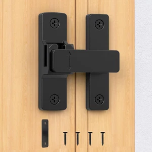 Scheunentorschloss, 90/180 Grad Zinkbeschlag Schiebetürschloss, Schwerlast Flip S - Bild 1 von 12