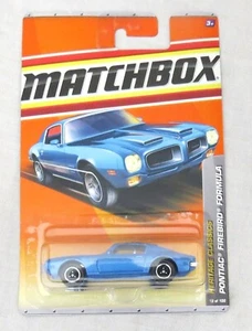Matchbox Azul Pontiac Firebird Formula Heritage Classics 15 de 100/2 de 12 - Imagen 1 de 1
