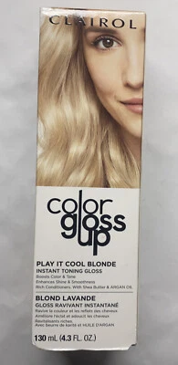 Brillo de color Clairol Play It Cool rubio brillo tonificante instantáneo.  Foto 1 de 4