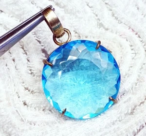 Aquamarine Loose Gemstone 86.20 Cts Certified For Pendent Use With Free Gift - Picture 1 of 7