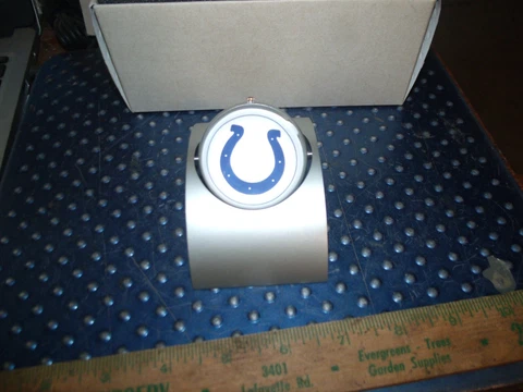 Indianapolis Colts NFL Football  SWIVEl Desktop  Clock Cover