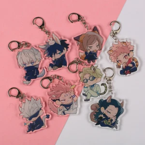 Jujutsu Kaisen Gojo Satoru Yuji Acrylic Keychain Key Ring Race Strap Cosplay - Picture 1 of 18