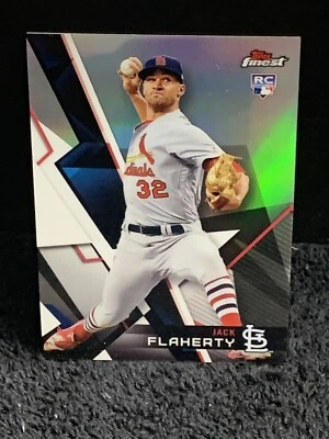Jack Flaherty 2018 Topps Finest Refractor RC #14 St. Louis Cardinals - Image 1 of 2
