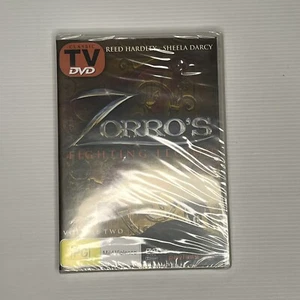 Zorro's Volume Two: Fighting Legion Classic TV DVD Region Free PAL New & Sealed - Foto 1 di 5