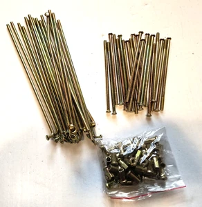 Speichensatz zink 40 Stk für Ural M72 Dnepr M61 M61 M63 M66 M67 Blumenkohlnaben - Picture 1 of 3