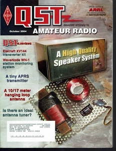QST Amateur Radio Magazine Oct 2004 Speaker System Tiny Transmitter Tech  - Picture 1 of 3