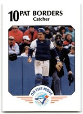1989 Toronto Blue Jays Fire Safety Pat Borders Toronto Blue Jays #10